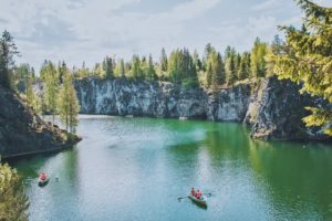 Деревушка Киндасово и горный парк Рускеала